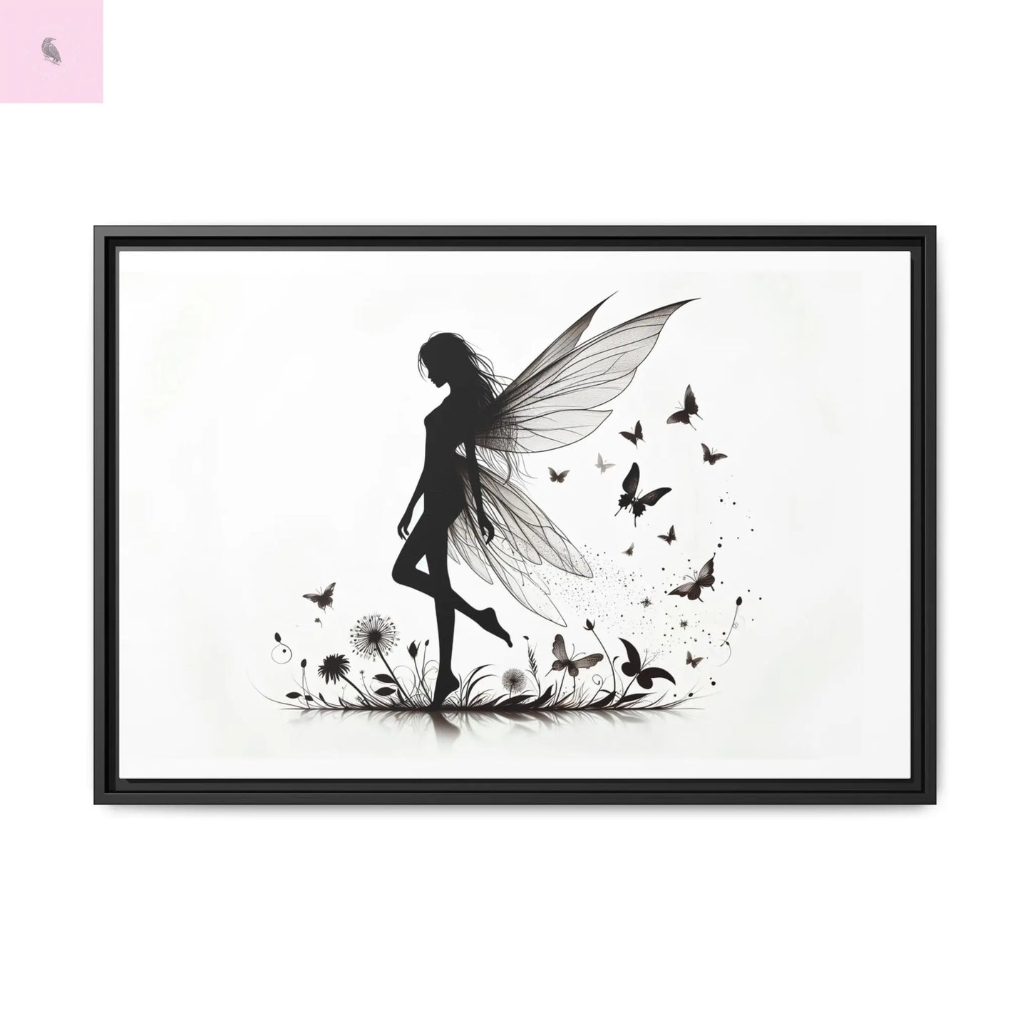 Fairy Canvas Wall Art - The flirty crow
