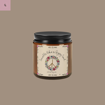 Gypsy Soul Glass Soy Candle The flirty crow