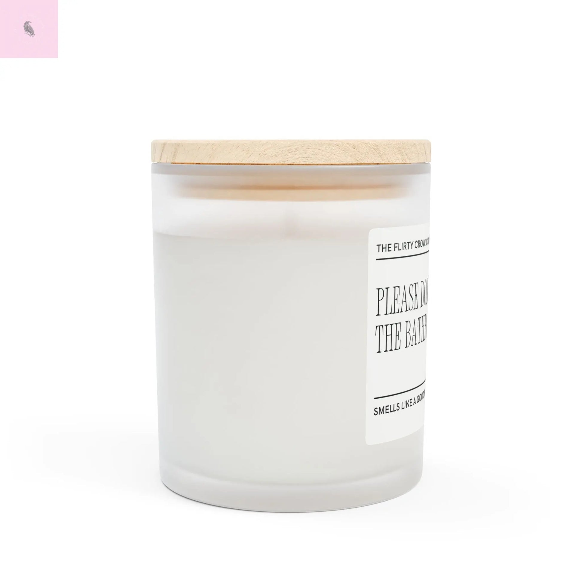 Party Candle - Frosted Glass Candle, 11oz the flirty crow