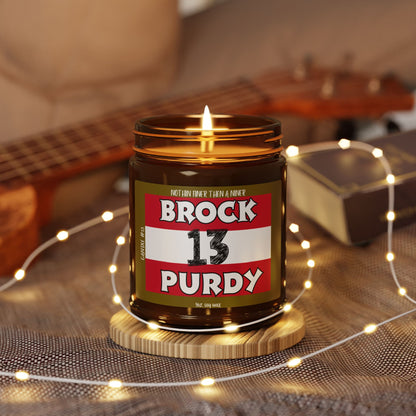 Brock Purdy 13 Soy wax vegan Candle