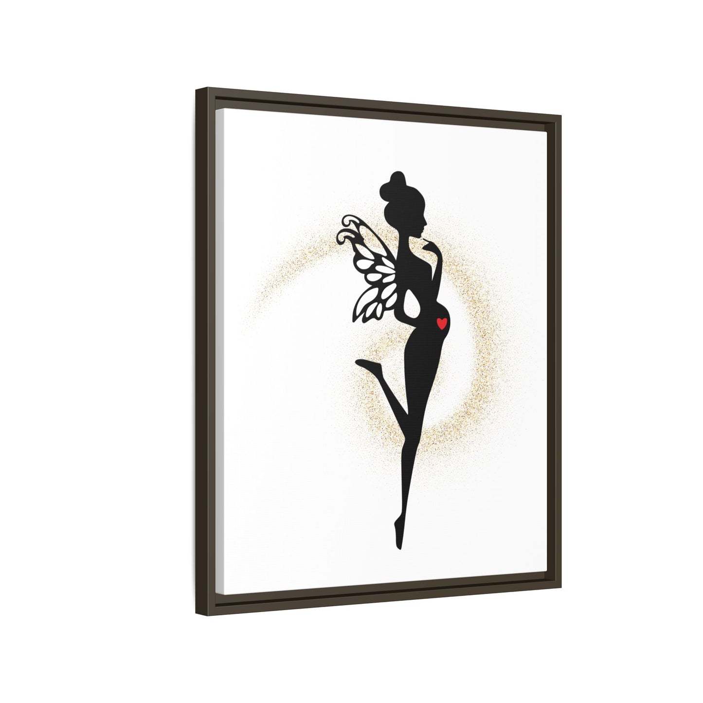 Framed Fairy Art Print - Enchanting Decor for Expecting Mothers, Baby Shower Gift, Elegant Nursery Wall Art, Whimsical Home Accent - The flirty crow