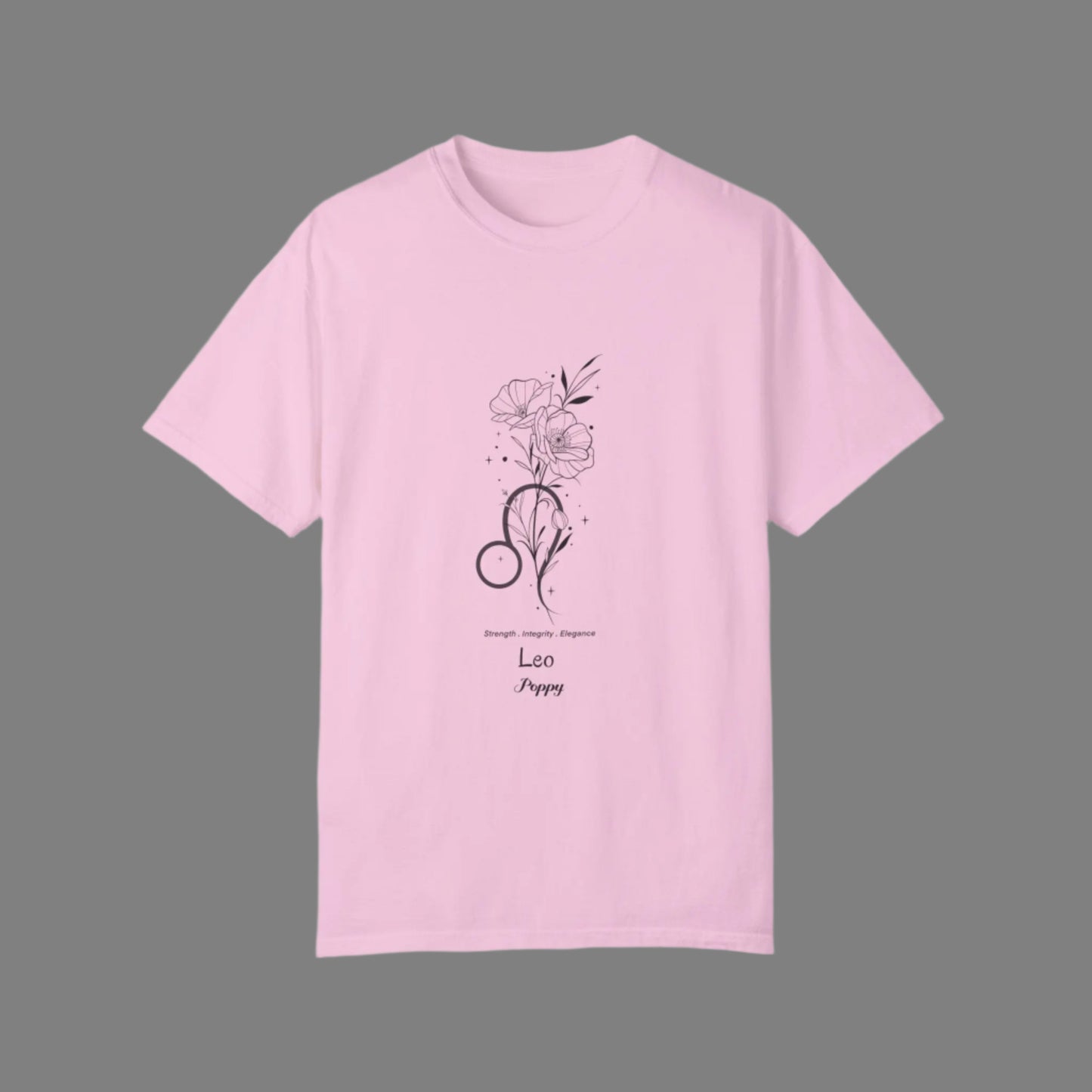 Leo birth flower T-Shirt for Astrology Lovers Printify