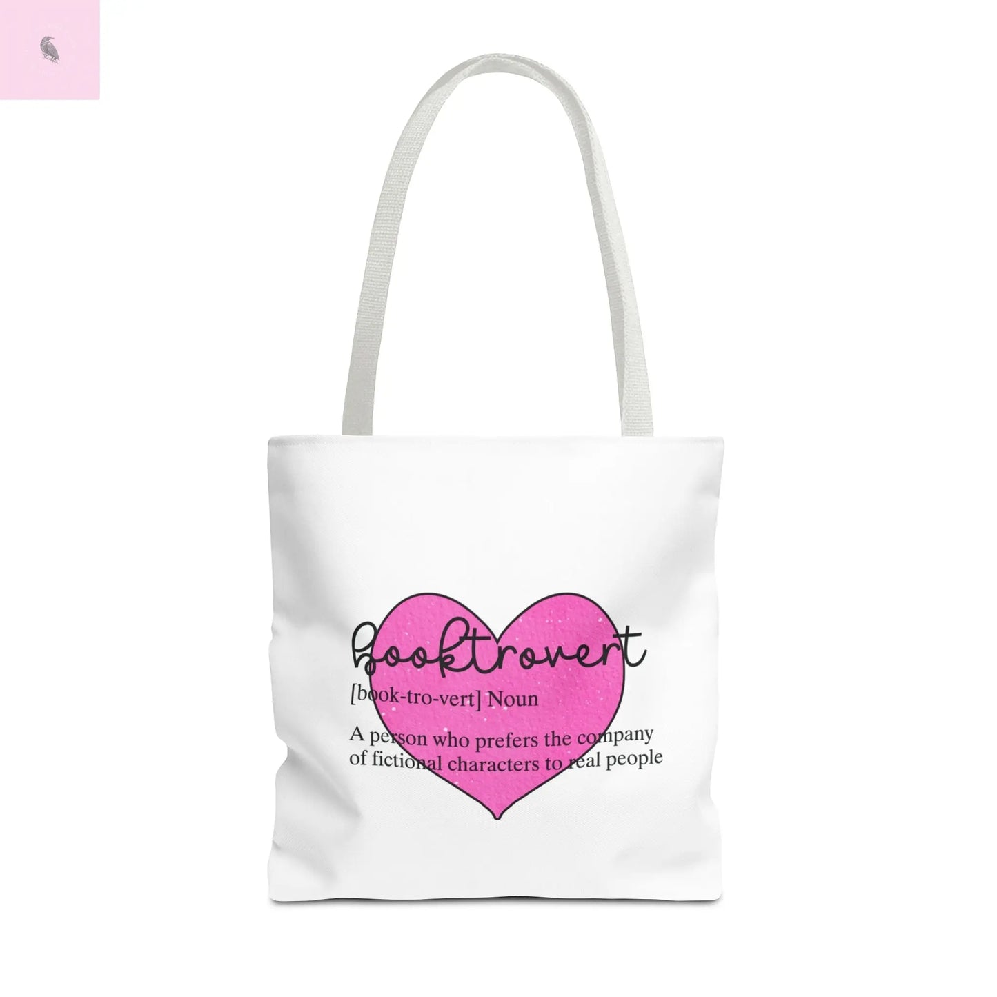 Book Lover Tote Bag, Bookish Gift, Reading Accessories, Tote for Introverts, Eco-Friendly Shopping Bag, Cute Literary Design Printify