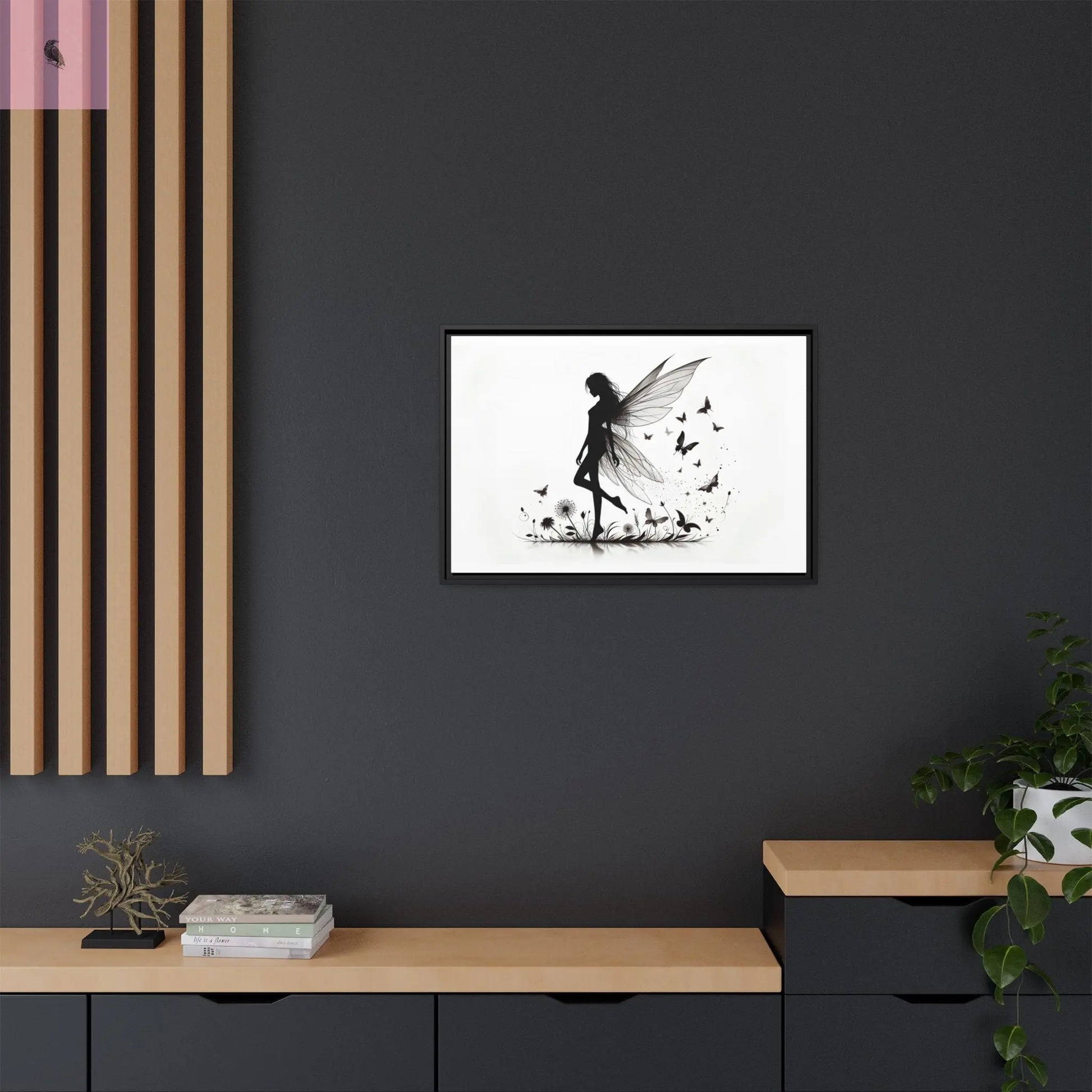 Fairy Canvas Wall Art - The flirty crow