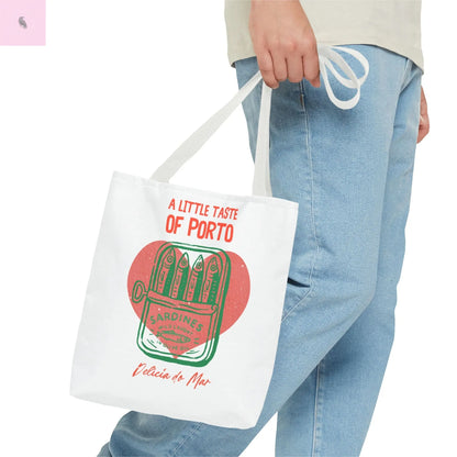 Porto-Inspired Tote Bag, Eco-Friendly Shopping Bag, Travel Tote, Gift for Food Lovers, Beach Bag, Everyday Carryall Printify
