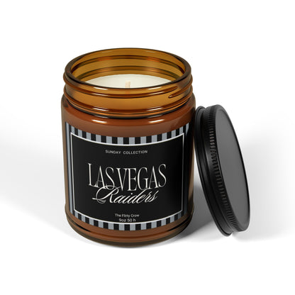 Las Vegas Raiders Scented Soy Candle for game day