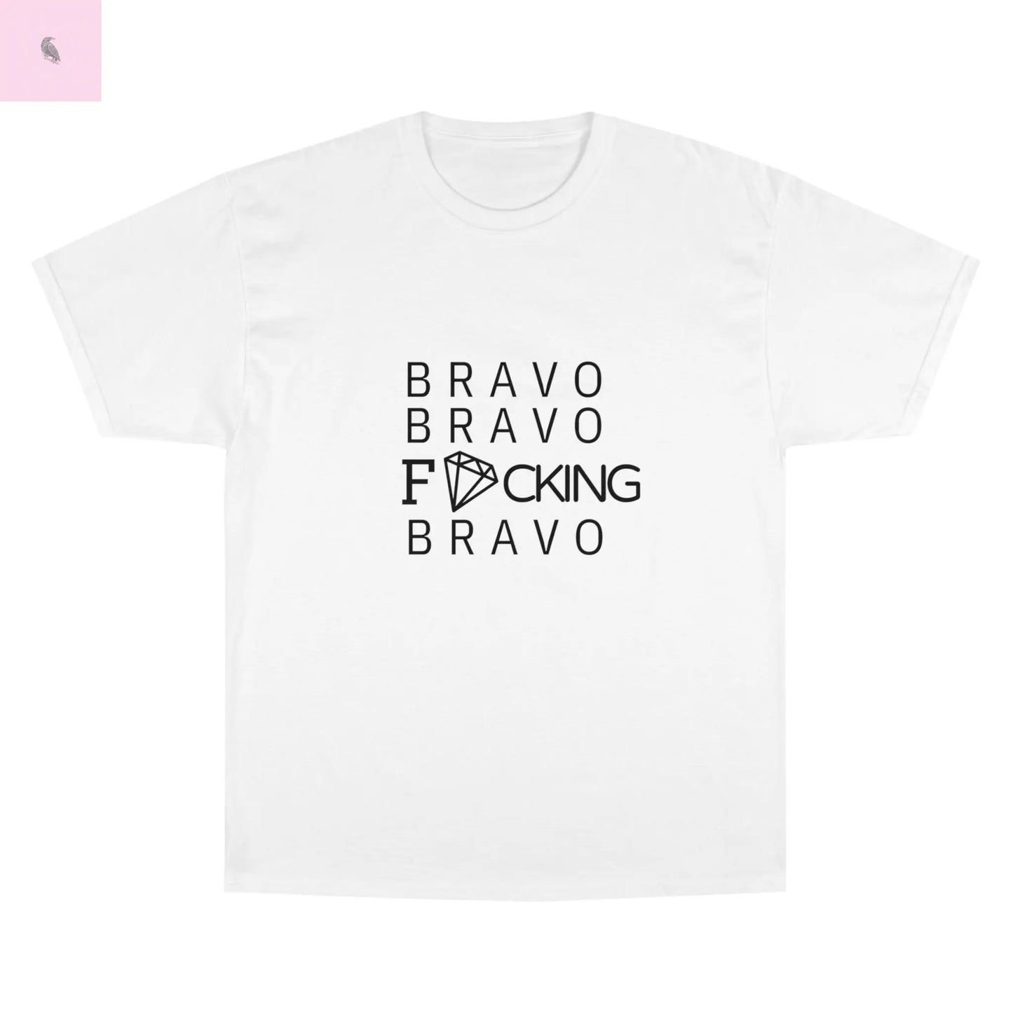 Reality TV Bravo Fan Champion Tee the flirty crow