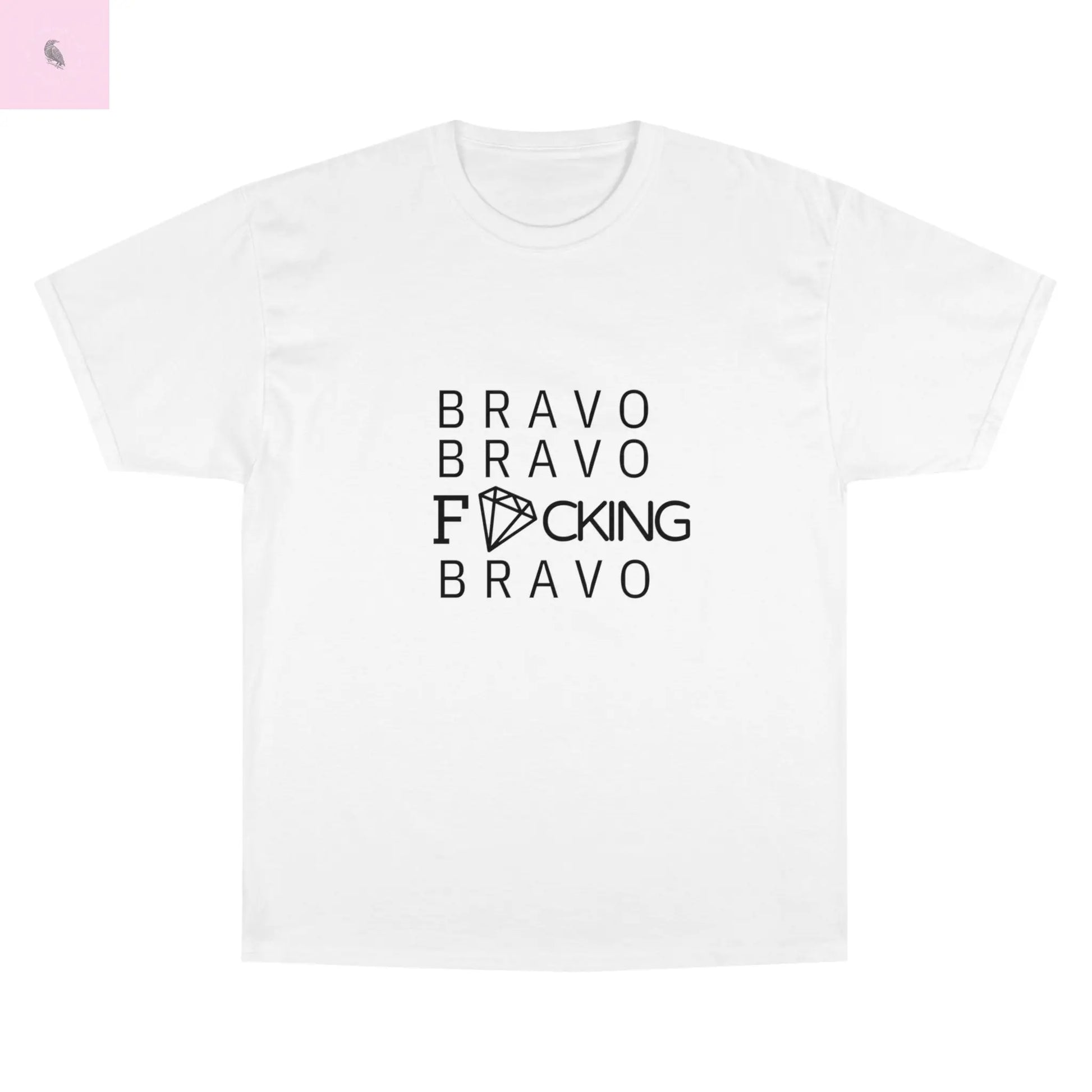 Reality TV Bravo Fan Champion Tee the flirty crow