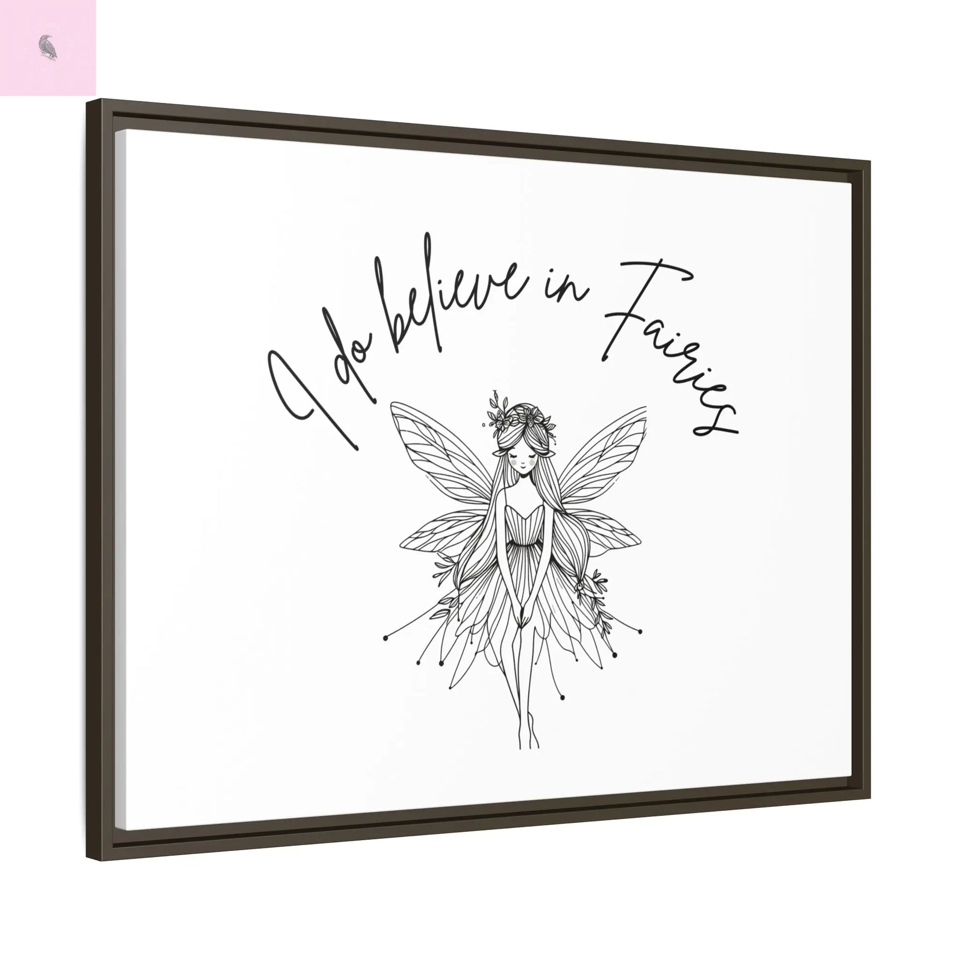 Fairies Canvas, Framed (Multi-color) - The flirty crow