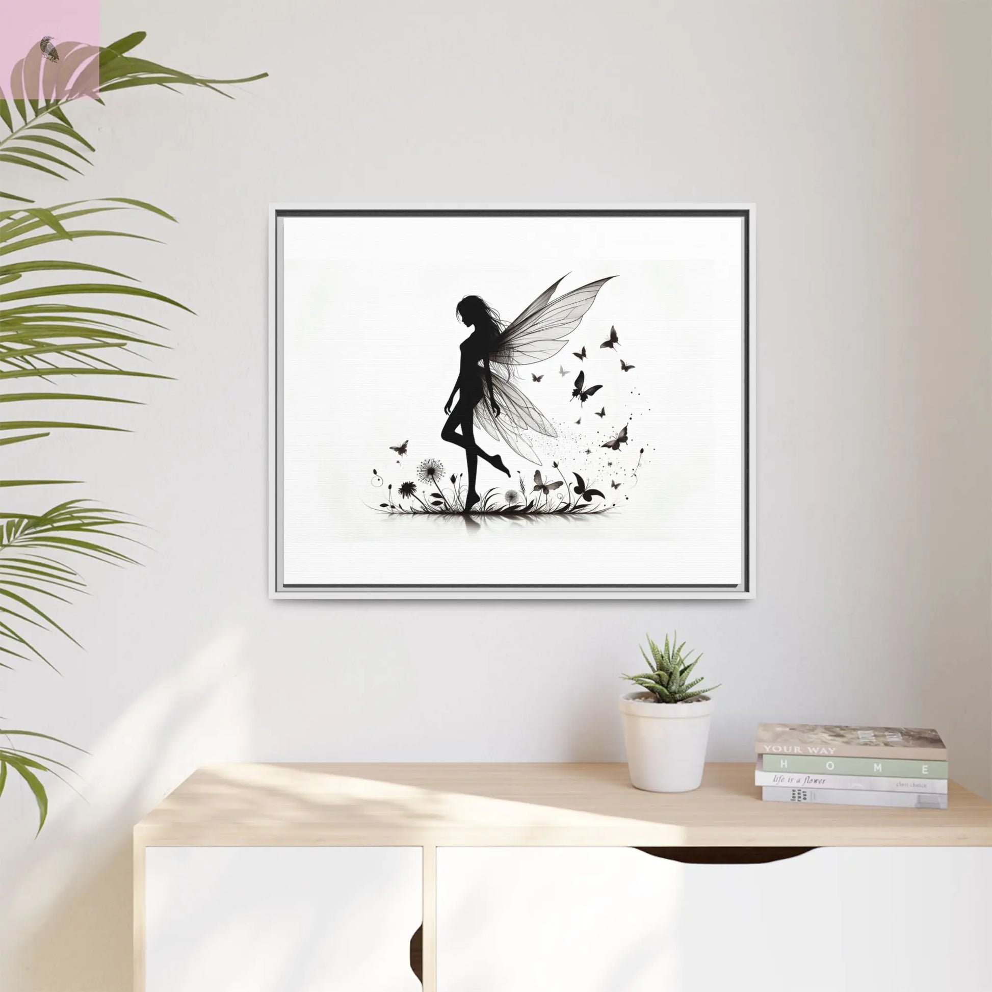 Fairy Canvas Wall Art - The flirty crow