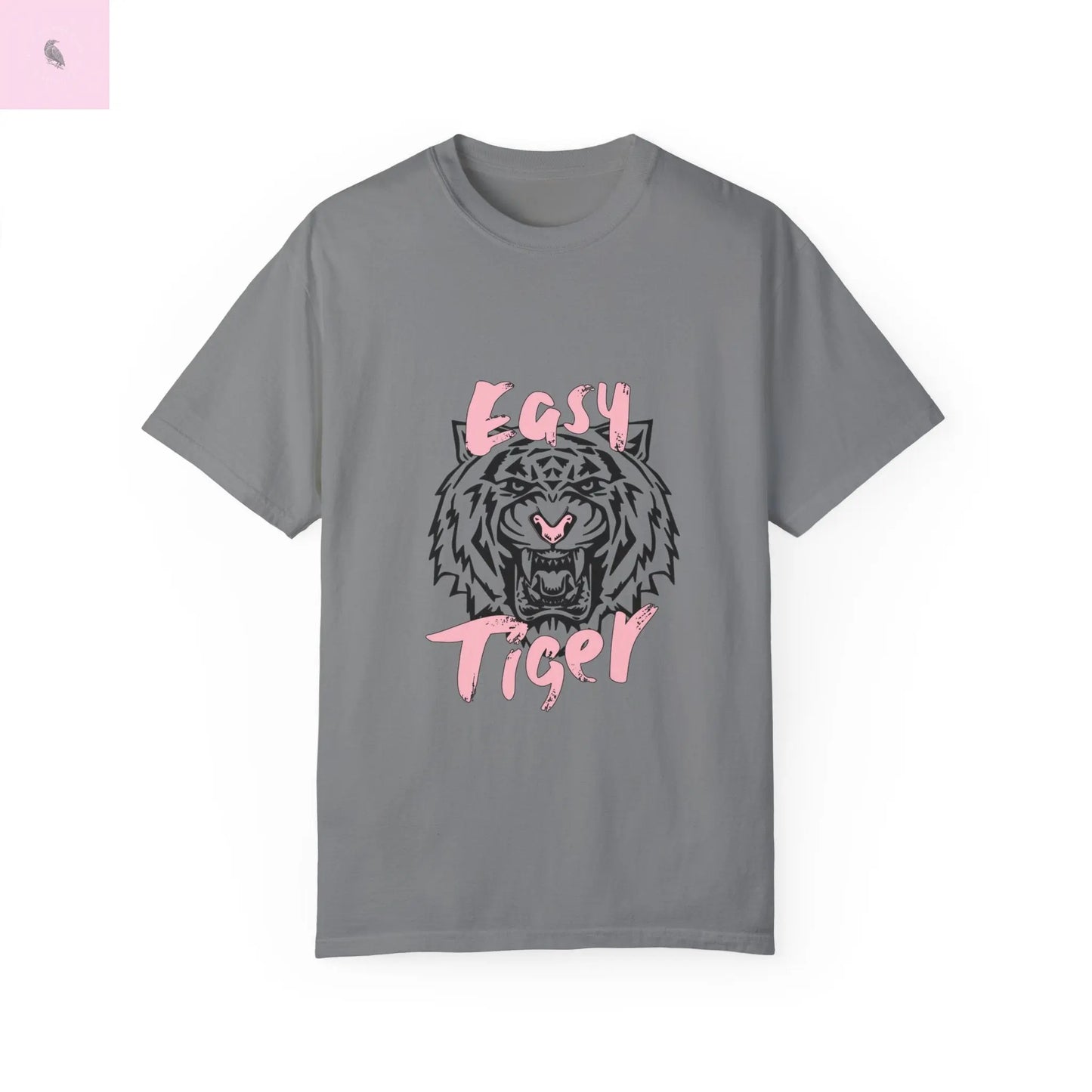 Easy Tiger Unisex custom colors T-Shirt - Fun Graphic Tee for Casual Wear The flirty crow