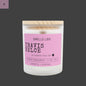 Frosted Glass Kansas City football lovers Candle The flirty crow