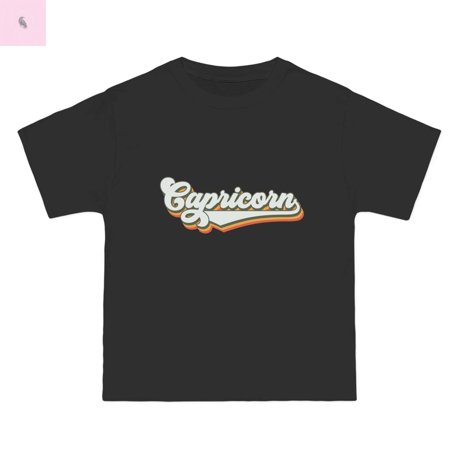 Capricorn astrology lovers cottonT-Shirt - Short-Sleeve the flirty crow