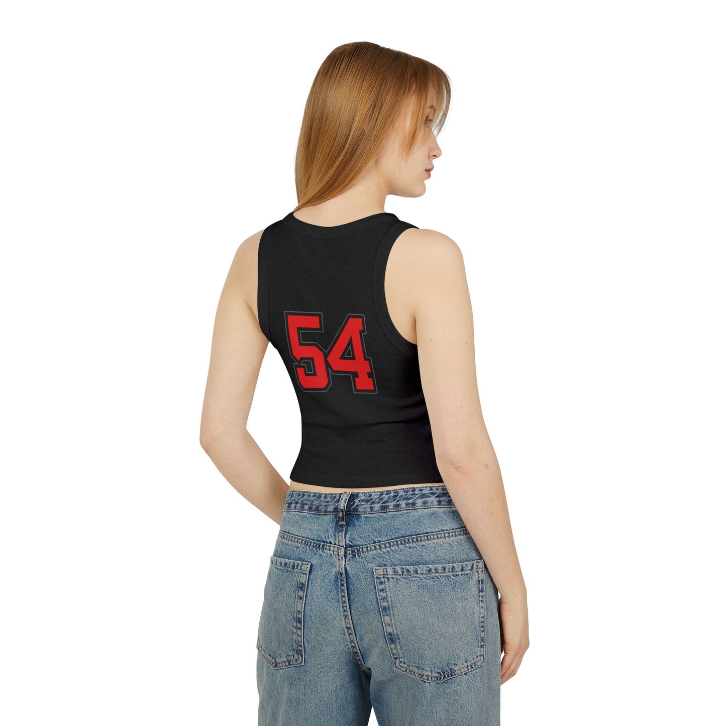 Faithful to the Bay Women’s Micro Tank Top, Casual Summer Top, Sportswear, Gift for Sports Fans, 49er fan gift