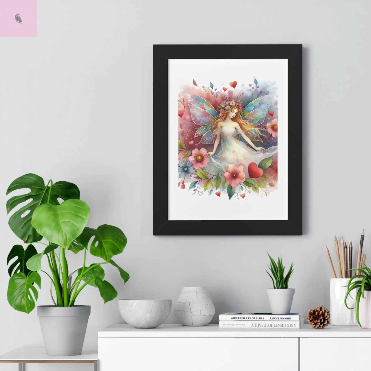 Framed  Fairy wall art. - The flirty crow