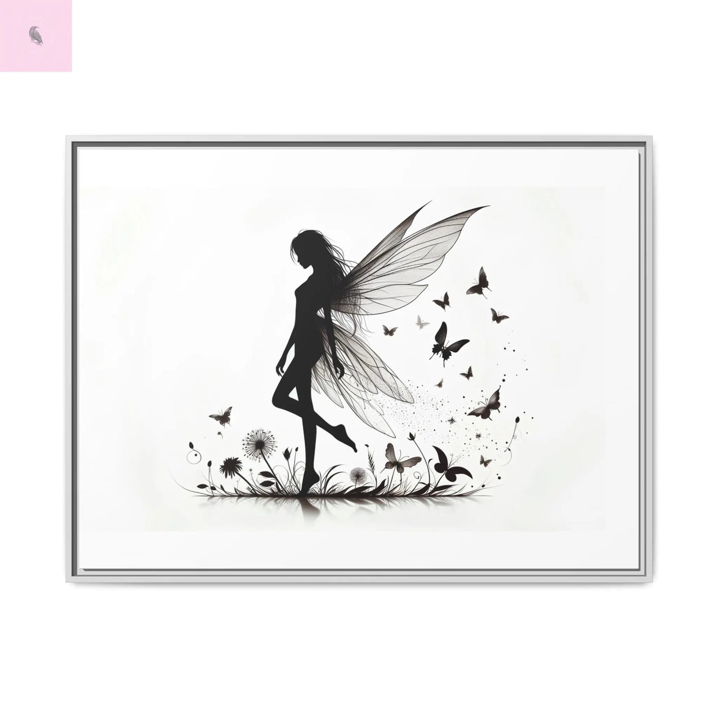 Fairy Canvas Wall Art - The flirty crow