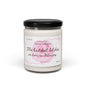 February birthday gift,  Soy Candle, gift for her, floral design,  home fragrance Printify