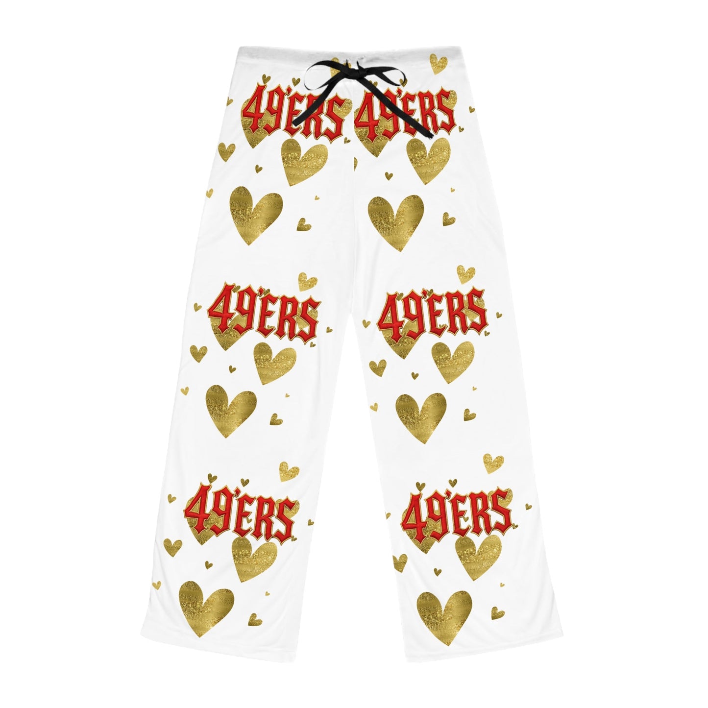 49er Fan Cotton  Pajama Pants for Game day The flirty crow