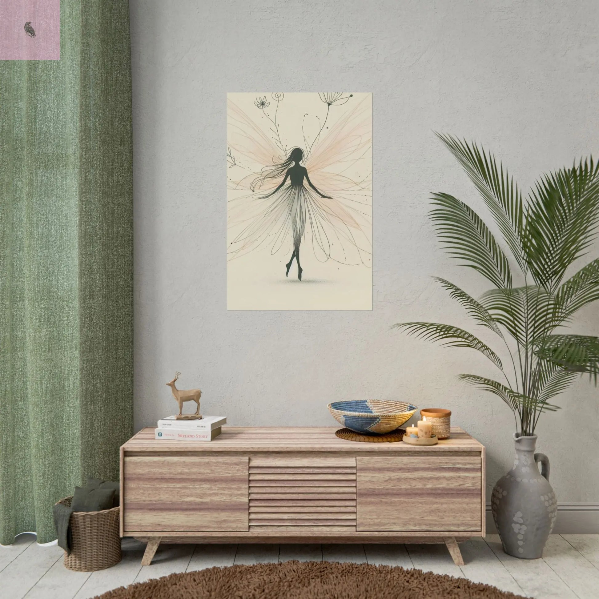 Fairy Poster - The flirty crow