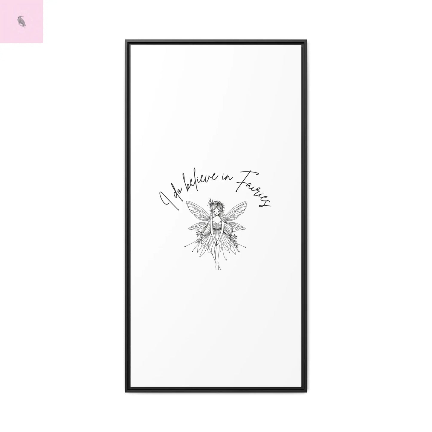 Fairies Canvas, Framed (Multi-color) - The flirty crow
