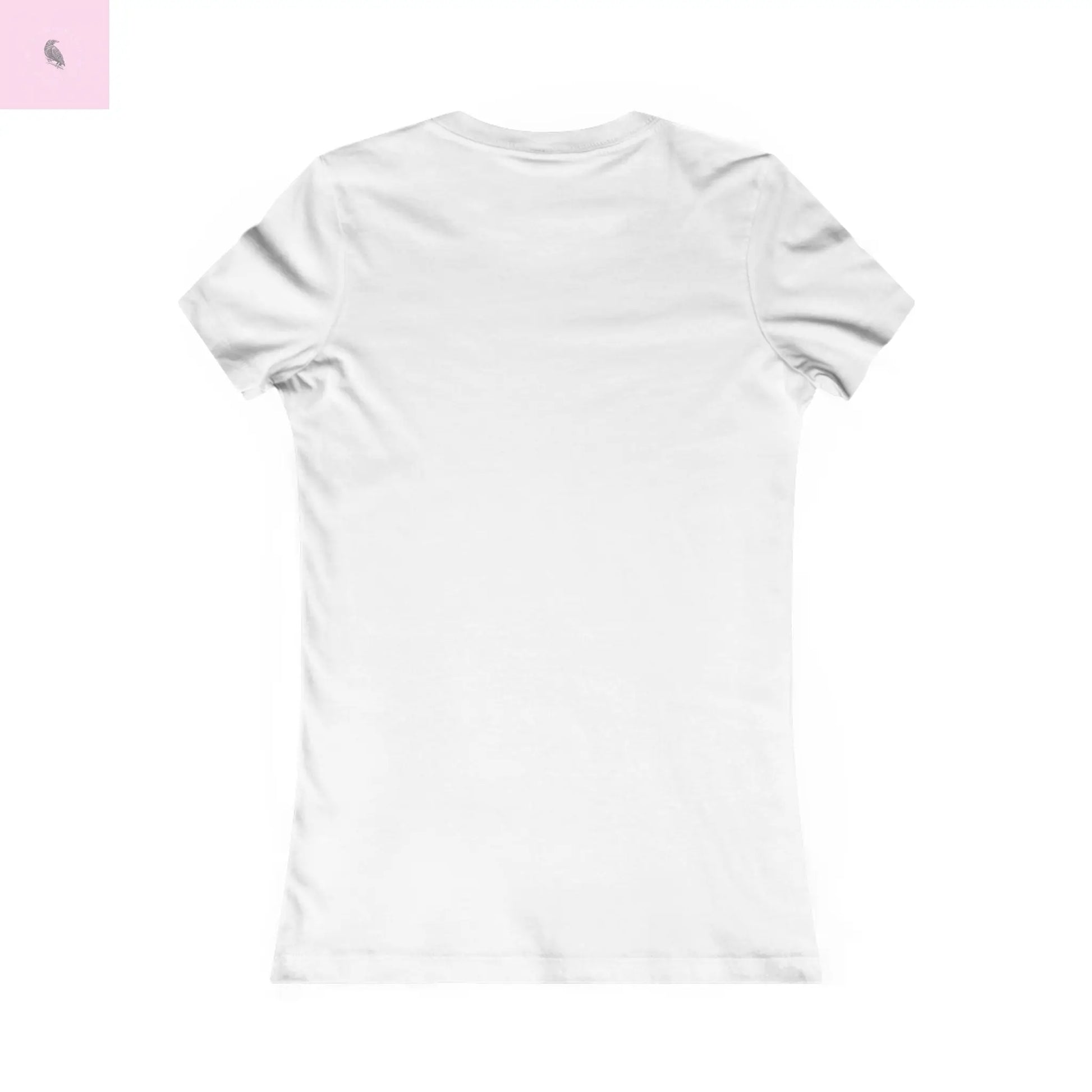 Good Luck Women's White Cotton T-Shirt the flirty crow