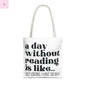 Book Lover Tote Bag, Funny Reading Quote, Literary Gift, Planner Bag, Library Tote, Reading Accessories, beach tote, grocery tote Printify