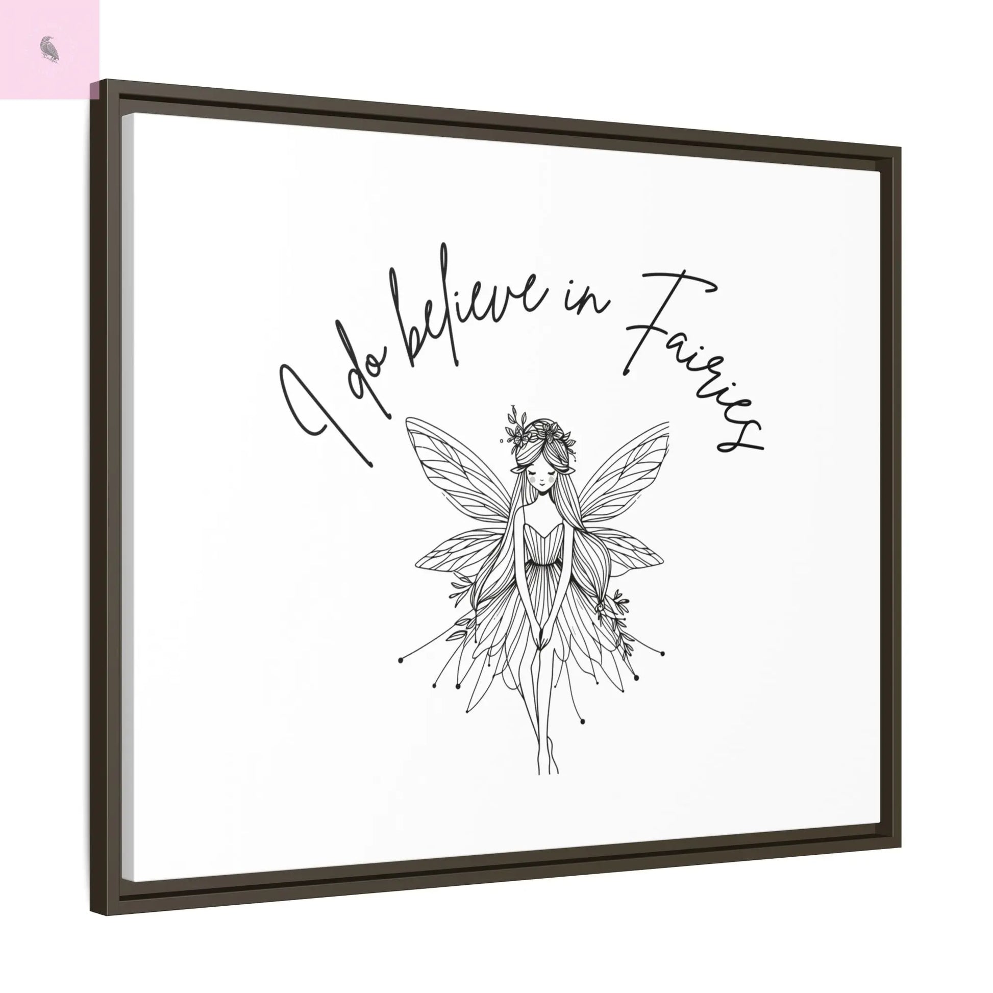 Fairies Canvas, Framed (Multi-color) - The flirty crow