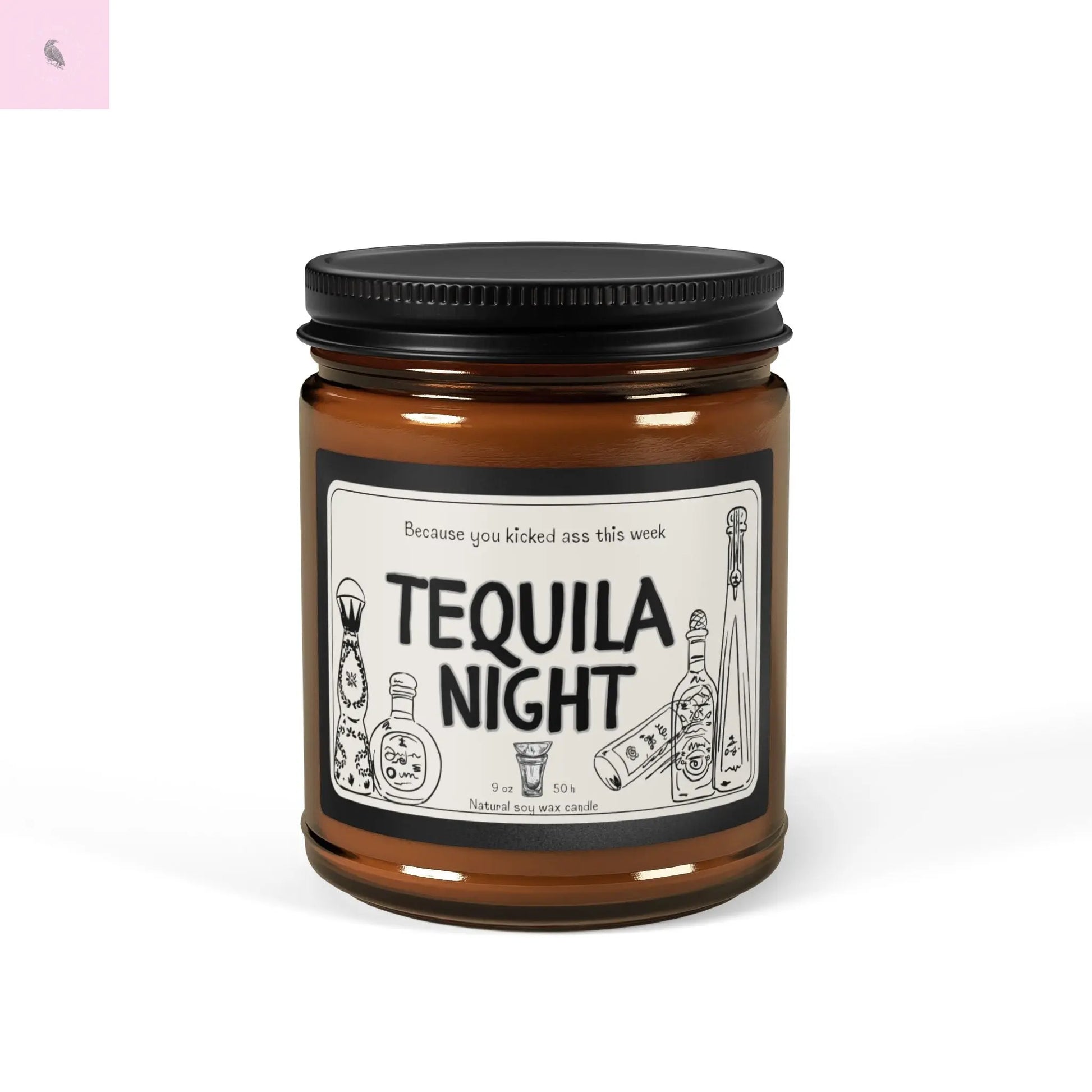 Soy Candle, Tequila Party Gift, Tequila lover candle, party candle Printify