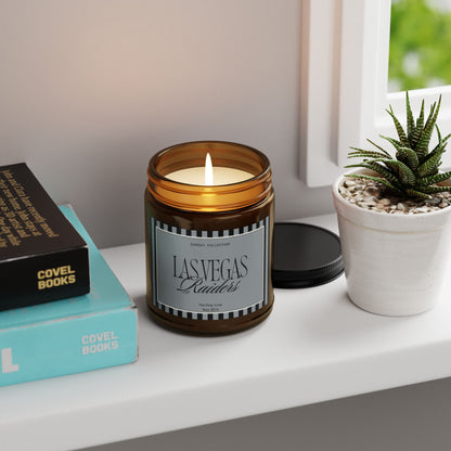 Las Vegas Raiders Scented Soy Candle for game day