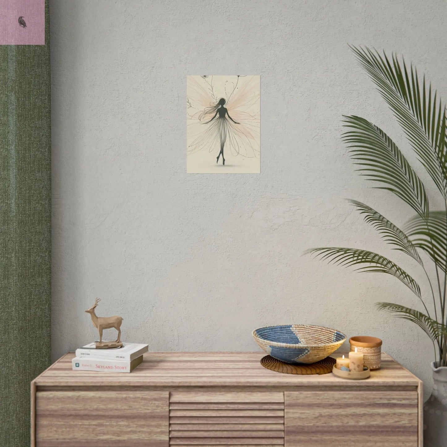 Fairy Poster - The flirty crow