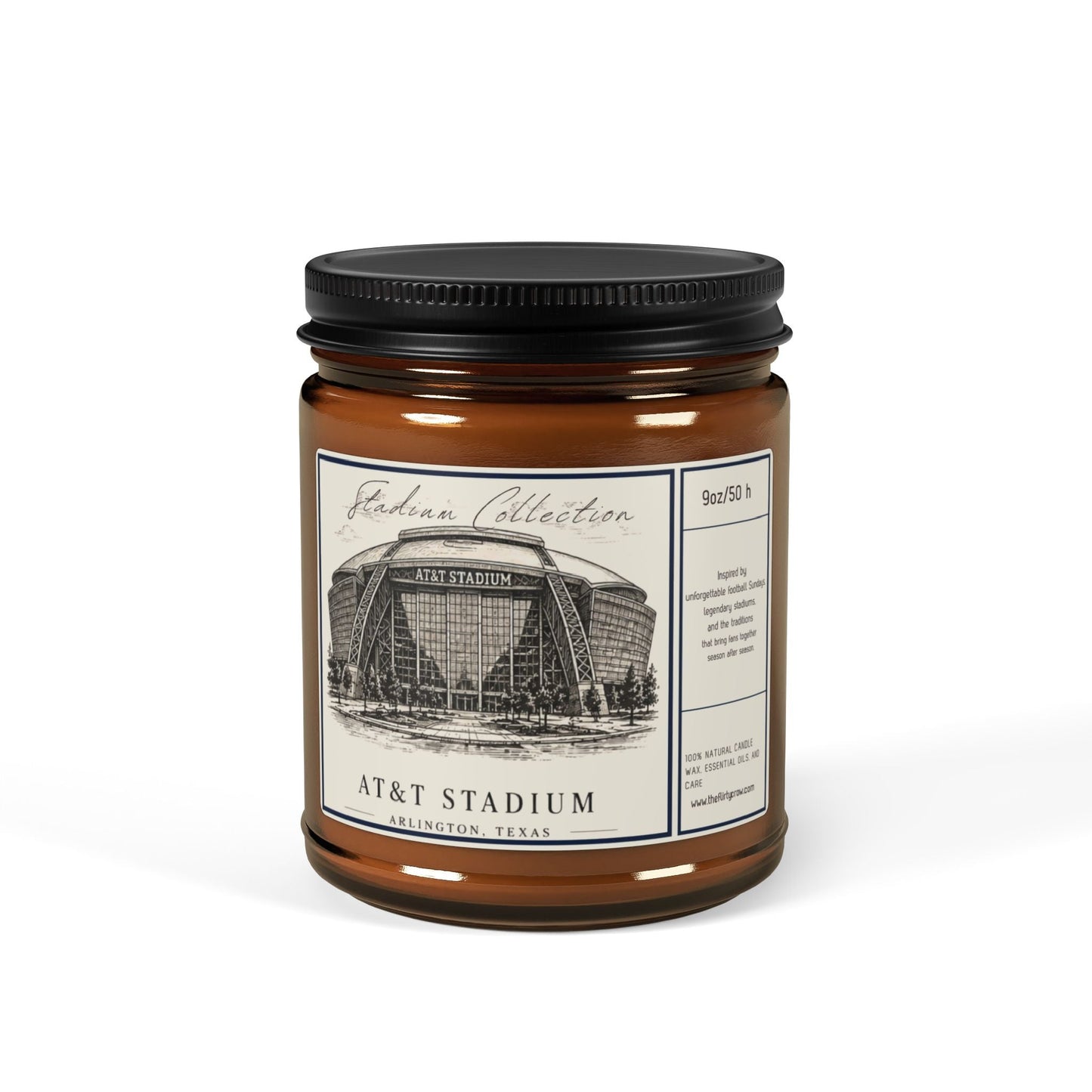 Dallas Cowboys Stadium Scented Soy Candle ,AT&T Stadium candle Printify