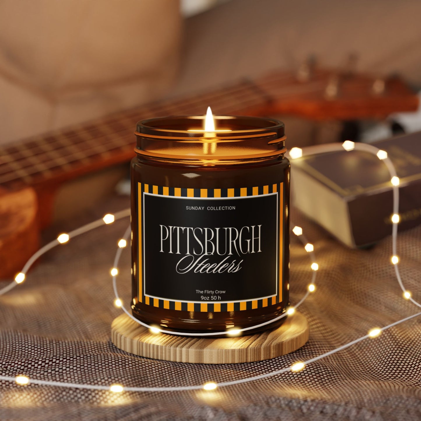 Pittsburgh Steelers Scented Soy Candle