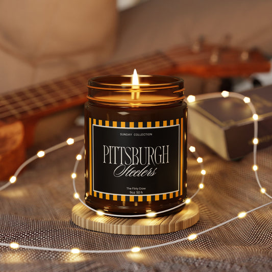 Pittsburgh Steelers Scented Soy Candle