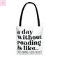 Book Lover Tote Bag, Funny Reading Quote, Literary Gift, Planner Bag, Library Tote, Reading Accessories, beach tote, grocery tote Printify