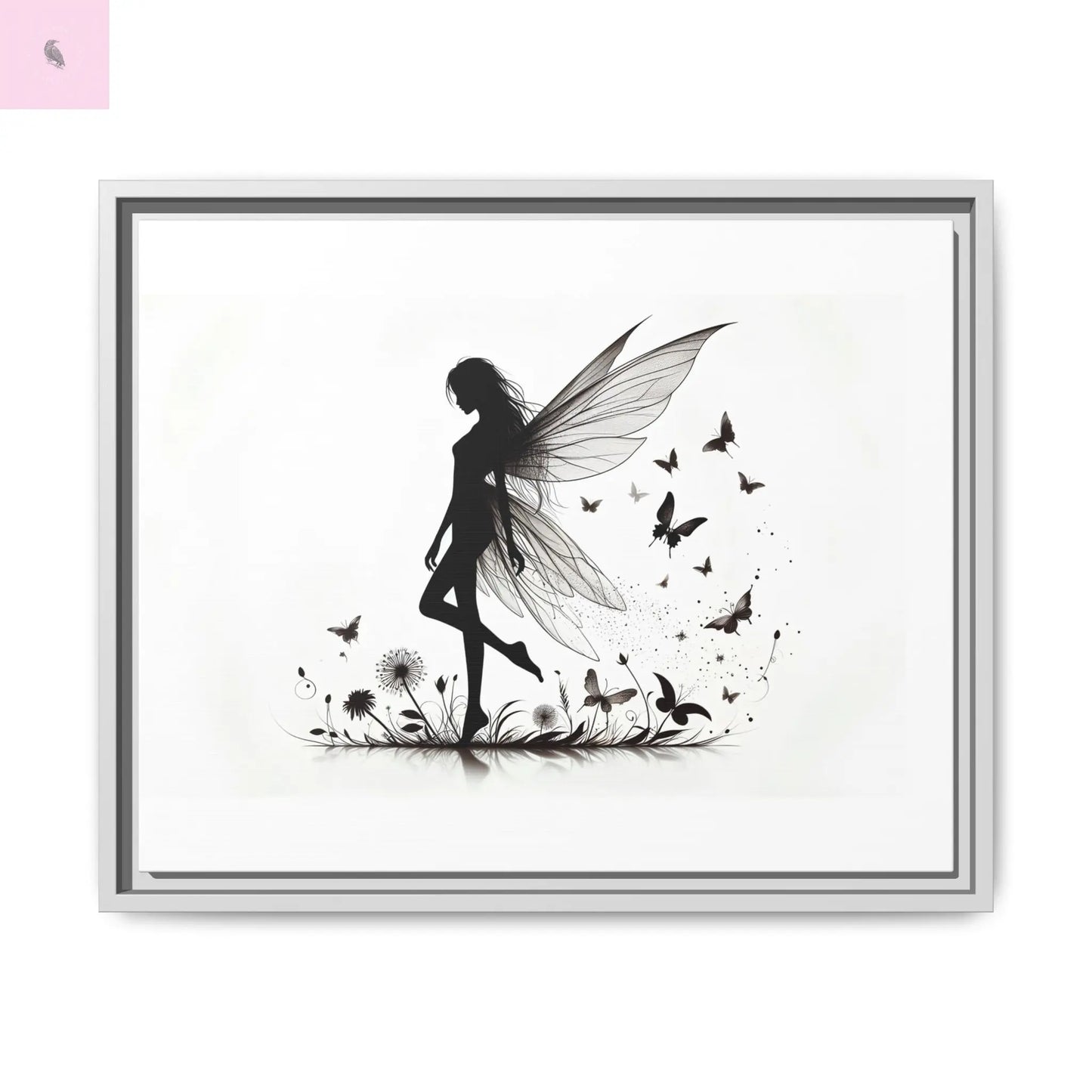 Fairy Canvas Wall Art - The flirty crow