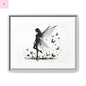 Fairy Canvas Wall Art - The flirty crow