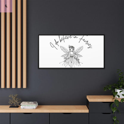 Fairies Canvas, Framed (Multi-color) - The flirty crow