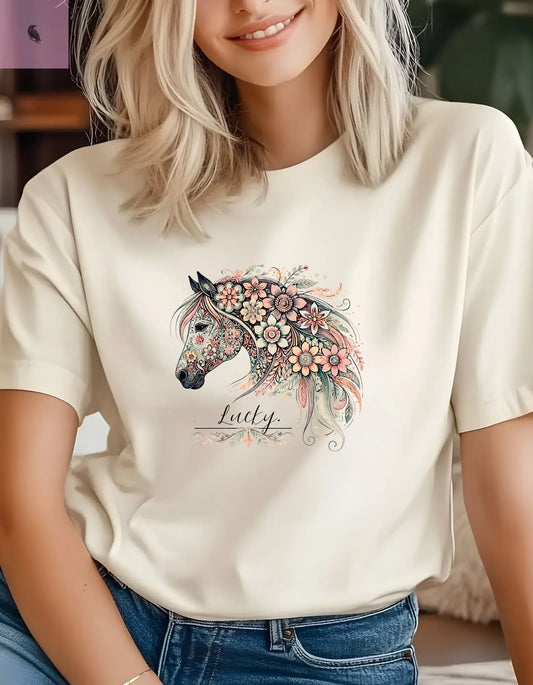 Boho Horse Lovers Tee the flirty crow