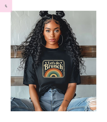 Vintage Brunch Unisex T-Shirt, Brunch Lovers tee, Brunch Shirt, Brunch top The flirty crow