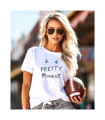 Pretty Moment Unisex Tee  Bella+ Canvas Cotton Summer Tee The flirty crow