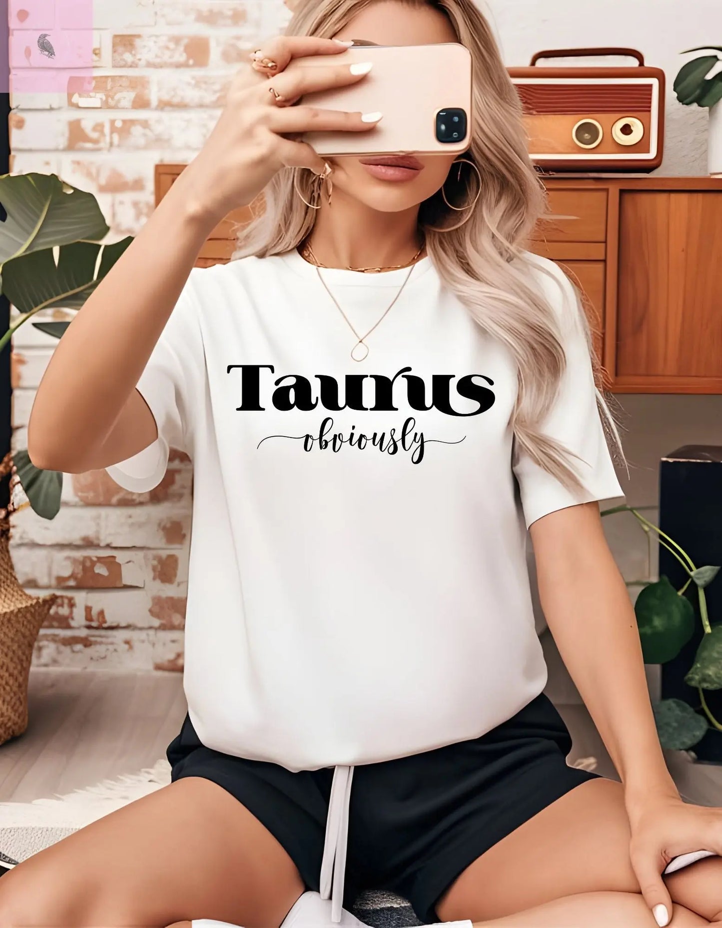 Unisex short sleeve Bella+ canvas quality cotton tee taurus lovers astrology sun signs star signs taurus bday gift the flirty crow