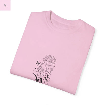 Capricorn birth flower T-Shirt for Astrology Lovers Printify