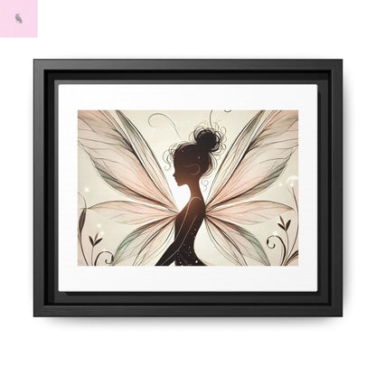 Framed Canvas Fairy wall art - The flirty crow