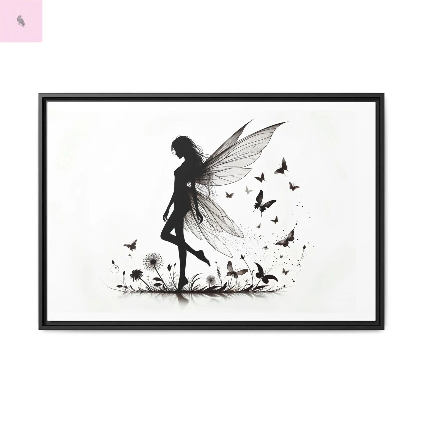 Fairy Canvas Wall Art - The flirty crow