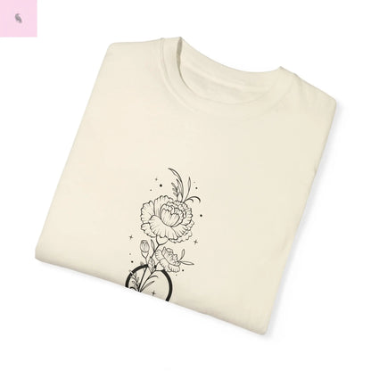 Libra Birthday Flower Unisex  Tee The flirty crow