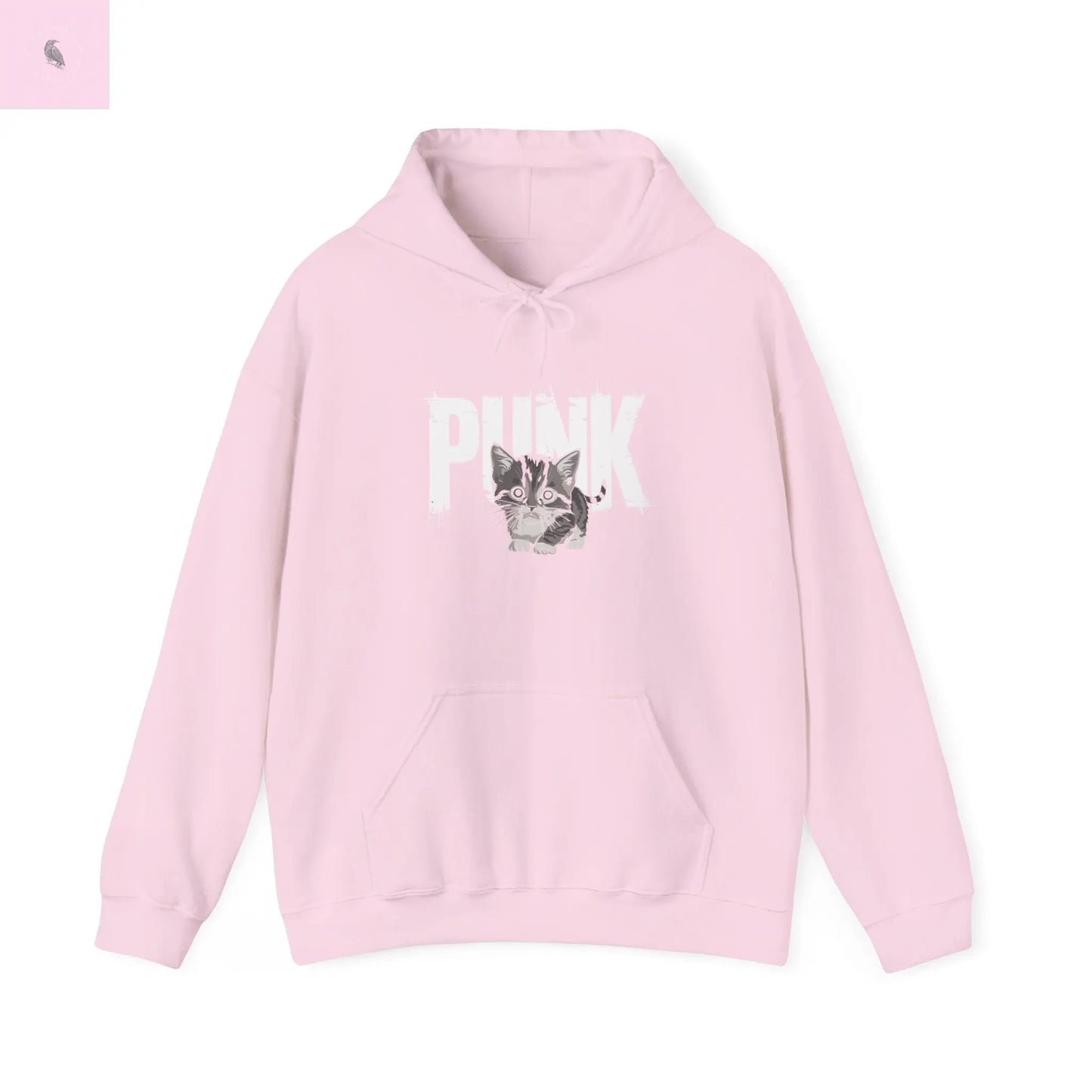 Punk Rock Cat Hoodie the flirty crow