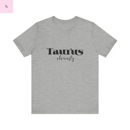 Unisex short sleeve Bella+ canvas quality cotton tee taurus lovers astrology sun signs star signs taurus bday gift the flirty crow