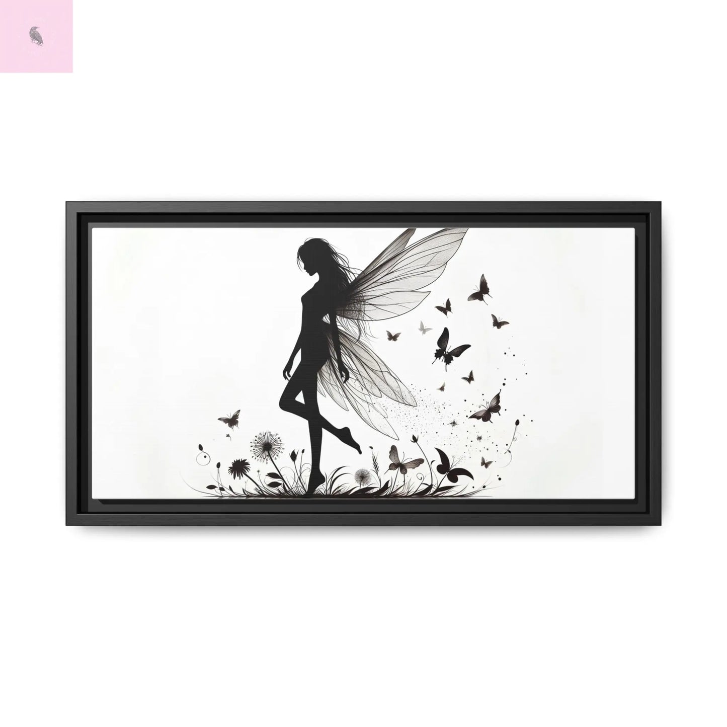 Fairy Canvas Wall Art - The flirty crow