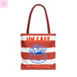 Café Tote Bag,  Coffee Lover's bag, Croissant lover, Gift for her, Grocery tote, farmers market , Traveler gift, Artisan Design The flirty crow