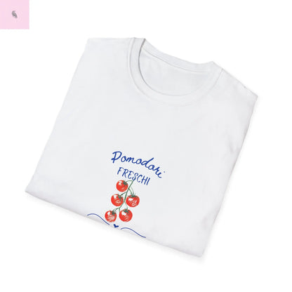 Fresh Tomato Graphic Tee, Farm to table tshirt,  Unisex Shirt, Farmhouse Vibe, Gift for Foodies, Summer Casual Wear, gift for gardener The flirty crow